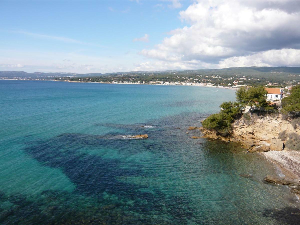 Les Palmiers Apartamento Saint-Cyr-sur-Mer Exterior foto